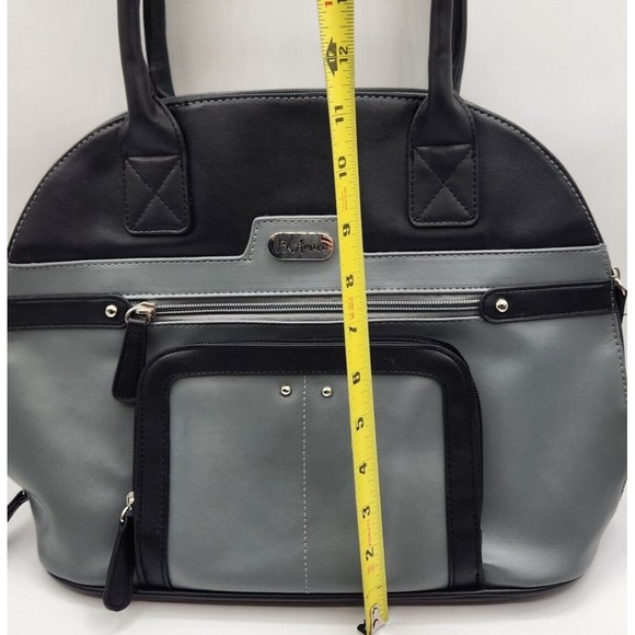 B. Amici Shoulder Bag Gray and Black - Picture 7 of 8